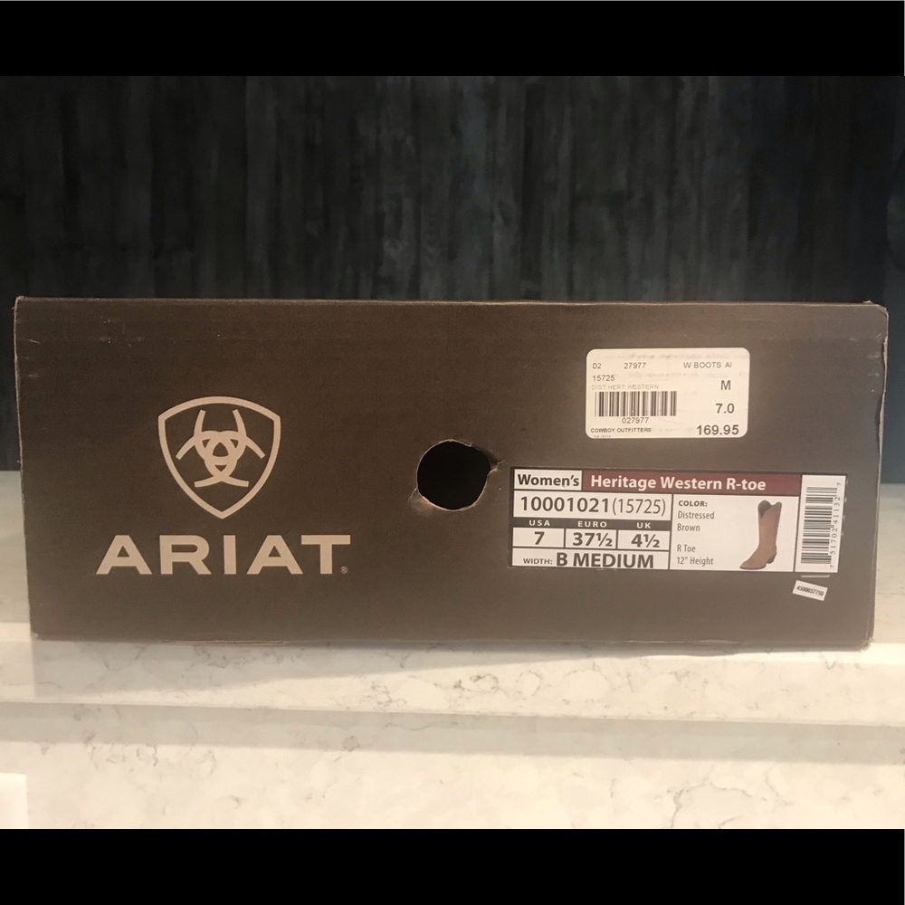Ariat heritage western R-toe boots